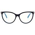 Tom Ford - Occhiali da Vista Blue Block Cat Eye - Nero - Occhiali da Vista - Tom Ford Eyewear