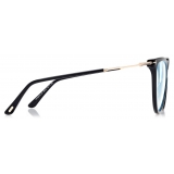 Tom Ford - Occhiali da Vista Blue Block Cat Eye - Nero - Occhiali da Vista - Tom Ford Eyewear
