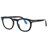 Tom Ford - Occhiali da Vista Blue Block Rotondi - Nero - Occhiali da Vista - Tom Ford Eyewear