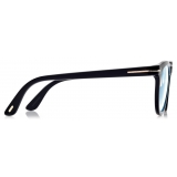 Tom Ford - Occhiali da Vista Blue Block Rotondi - Nero - Occhiali da Vista - Tom Ford Eyewear