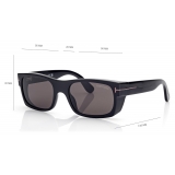 Tom Ford - Occhiali da Sole Juan - Occhiali da Sole Rettangolare - Nero - Occhiali da Sole - Tom Ford Eyewear