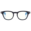 Tom Ford - Occhiali da Vista Blue Block Rotondi - Nero - Occhiali da Vista - Tom Ford Eyewear