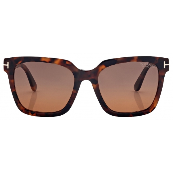 Tom Ford - Polarized Selby Sunglasses - Square Sunglasses - Dark Havana - Sunglasses - Tom Ford Eyewear