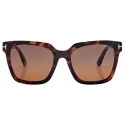 Tom Ford - Polarized Selby Sunglasses - Square Sunglasses - Dark Havana - Sunglasses - Tom Ford Eyewear