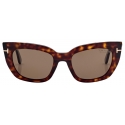 Tom Ford - Polarized Selby Sunglasses - Square Sunglasses - Dark Havana - Sunglasses - Tom Ford Eyewear