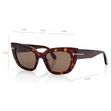 Tom Ford - Polarized Selby Sunglasses - Square Sunglasses - Dark Havana - Sunglasses - Tom Ford Eyewear