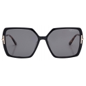 Tom Ford - Polarized Joanna Sunglasses - Butterfly Sunglasses - Black - Sunglasses - Tom Ford Eyewear