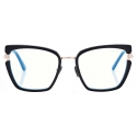 Tom Ford - Occhiali da Vista Blue Block a Farfalla - Nero - Occhiali da Vista - Tom Ford Eyewear