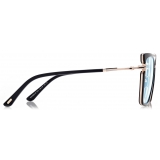 Tom Ford - Occhiali da Vista Blue Block a Farfalla - Nero - Occhiali da Vista - Tom Ford Eyewear