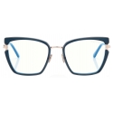 Tom Ford - Occhiali da Vista Blue Block a Farfalla - Blu - Occhiali da Vista - Tom Ford Eyewear