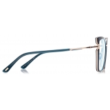 Tom Ford - Occhiali da Vista Blue Block a Farfalla - Blu - Occhiali da Vista - Tom Ford Eyewear