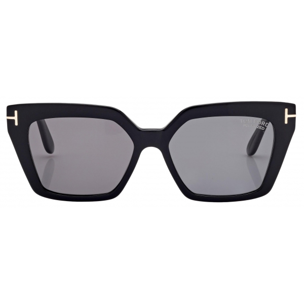 Tom Ford - Polarized Winona Sunglasses - Cat Eye Sunglasses - Black - Sunglasses - Tom Ford Eyewear