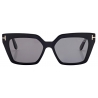 Tom Ford - Occhiali da Sole Polarizzati Winona - Occhiali da Sole Cat Eye - Nero - Occhiali da Sole - Tom Ford Eyewear