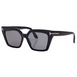 Tom Ford - Polarized Winona Sunglasses - Cat Eye Sunglasses - Black - Sunglasses - Tom Ford Eyewear