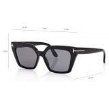 Tom Ford - Polarized Winona Sunglasses - Cat Eye Sunglasses - Black - Sunglasses - Tom Ford Eyewear