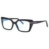 Tom Ford - Occhiali da Vista Blue Block Rettangolare - Nero - Occhiali da Vista - Tom Ford Eyewear