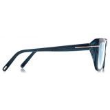 Tom Ford - Occhiali da Vista Blue Block Rettangolare - Blu - Occhiali da Vista - Tom Ford Eyewear