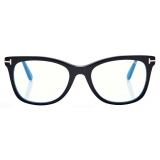 Tom Ford - Occhiali da Vista Blue Block Squadrati - Nero - Occhiali da Vista - Tom Ford Eyewear