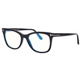 Tom Ford - Occhiali da Vista Blue Block Squadrati - Nero - Occhiali da Vista - Tom Ford Eyewear