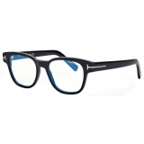 Tom Ford - Blue Block Square Optical Glasses - Black - Optical Glasses - Tom Ford Eyewear