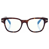 Tom Ford - Blue Block Square Optical Glasses - Black - Optical Glasses - Tom Ford Eyewear