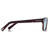Tom Ford - Blue Block Square Optical Glasses - Black - Optical Glasses - Tom Ford Eyewear