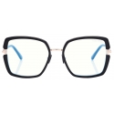 Tom Ford - Occhiali da Vista Blue Block Squadrati - Nero - Occhiali da Vista - Tom Ford Eyewear