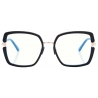 Tom Ford - Blue Block Square Optical Glasses - Black - Optical Glasses - Tom Ford Eyewear