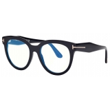 Tom Ford - Blue Block Butterfly Optical Glasses - Black - Optical Glasses - Tom Ford Eyewear