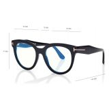 Tom Ford - Blue Block Butterfly Optical Glasses - Black - Optical Glasses - Tom Ford Eyewear