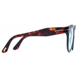 Tom Ford - Blue Block Butterfly Optical Glasses - Blue - Optical Glasses - Tom Ford Eyewear
