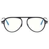 Tom Ford - Blue Block Pilot Optical Glasses - Blue - Optical Glasses - Tom Ford Eyewear