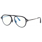 Tom Ford - Blue Block Pilot Optical Glasses - Blue - Optical Glasses - Tom Ford Eyewear