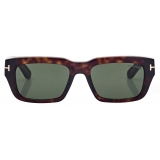 Tom Ford - Icon Rectangular Sunglasses - Rectangular Sunglasses - Dark Havana - Sunglasses - Tom Ford Eyewear
