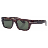 Tom Ford - Icon Rectangular Sunglasses - Rectangular Sunglasses - Dark Havana - Sunglasses - Tom Ford Eyewear