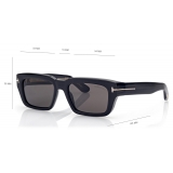 Tom Ford - Icon Rectangular Sunglasses - Rectangular Sunglasses - Black - Sunglasses - Tom Ford Eyewear