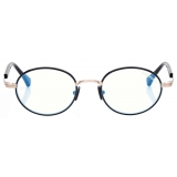 Tom Ford - Blue Block Round Optical Glasses - Black - Optical Glasses - Tom Ford Eyewear