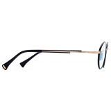 Tom Ford - Blue Block Round Optical Glasses - Black - Optical Glasses - Tom Ford Eyewear