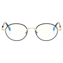 Tom Ford - Occhiali da Vista Blue Block Rotondi - Havana Rosso - Occhiali da Vista - Tom Ford Eyewear
