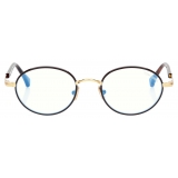 Tom Ford - Occhiali da Vista Blue Block Rotondi - Havana Rosso - Occhiali da Vista - Tom Ford Eyewear