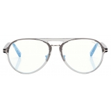Tom Ford - Blue Block Pilot Optical Glasses - Grey - Optical Glasses - Tom Ford Eyewear