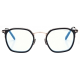 Tom Ford - Blue Block Round Optical Glasses - Black - Optical Glasses - Tom Ford Eyewear