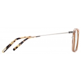 Tom Ford - Occhiali da Vista Blue Block Rotondi - Miele Marrone - Occhiali da Vista - Tom Ford Eyewear