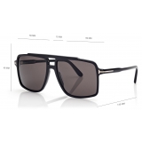 Tom Ford - Kemp Sunglasses - Navigator Sunglasses - Black - Sunglasses - Tom Ford Eyewear