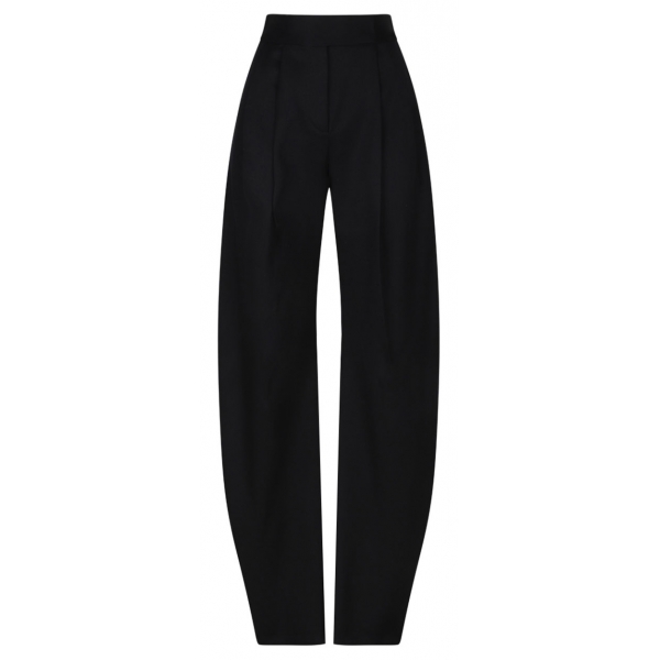 The Attico - Black Pleated Trousers - The Attico Exclusive Luxury Collection