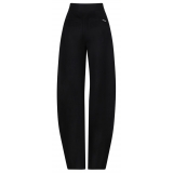 The Attico - Pantaloni Plissettati Nero - The Attico Exclusive Luxury Collection