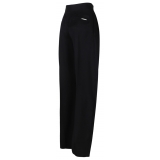 The Attico - Pantaloni Plissettati Nero - The Attico Exclusive Luxury Collection