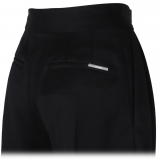 The Attico - Pantaloni Plissettati Nero - The Attico Exclusive Luxury Collection
