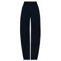 The Attico - Navy Blue Pleated Trousers - The Attico Exclusive Luxury Collection