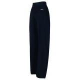 The Attico - Navy Blue Pleated Trousers - The Attico Exclusive Luxury Collection